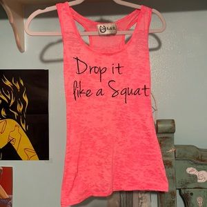 drop it like a squat tank top